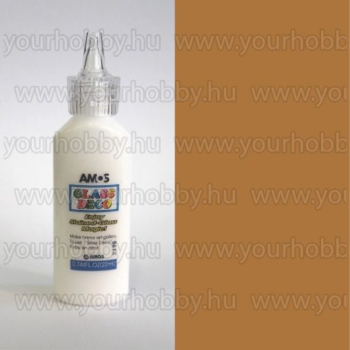 Amos Üvegmatrica festék 22 ml - Világosbarna