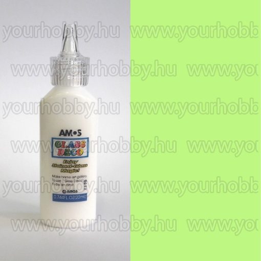 Amos Üvegmatrica festék 22 ml - Világoszöld