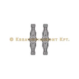 Cadence csipke transzfer 17x25 cm fekete DT025B