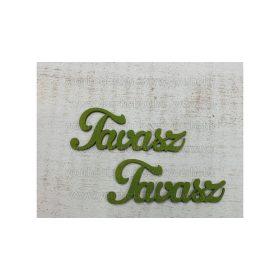 Tavasz felirat oliva 9cm 2db/cs