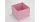 Fa dekorláda pink kocka 16x16x12 cm 2352P