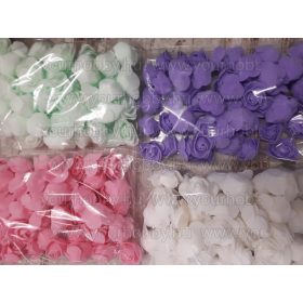 Habrózsa fej rózsaszín 3 cm 50db/cs