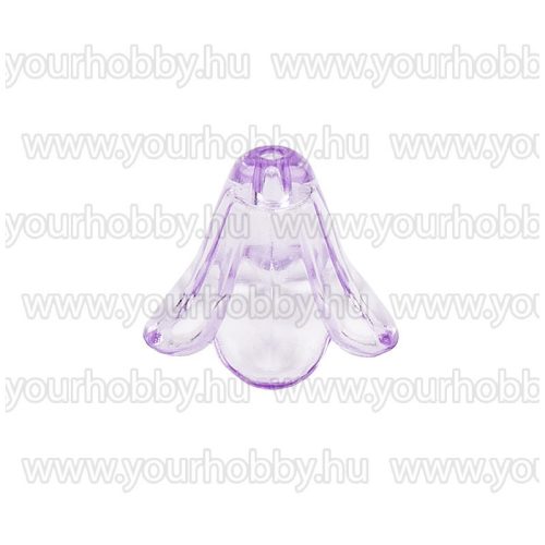 Angyalszoknya 1,3cm x 1,5cm - átlátszó halványlila