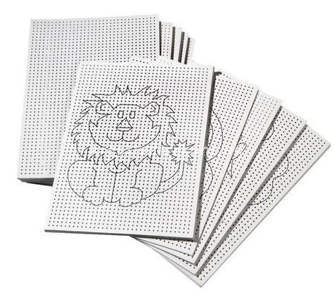 Hímzőkarton karton 8 mintával, 40 db