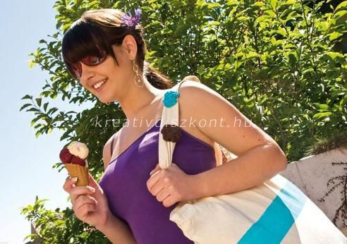 Bevásárlótáska, cipzáros