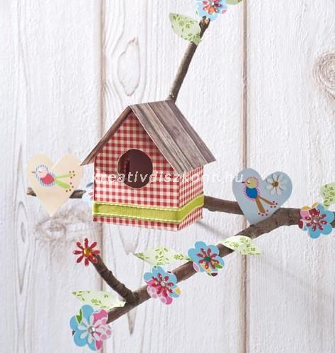 Fotókarton, fa mintás