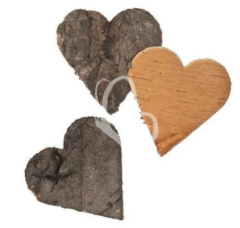 Fakéreg, szívek / 43 db