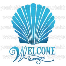 Stamperia Stencil 20x15 cm Welcome KSD267