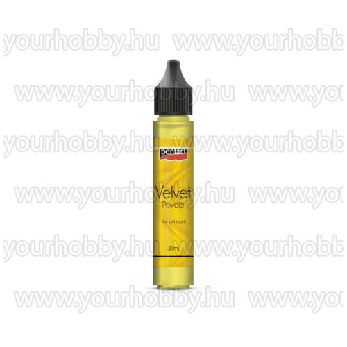 Pentart Bársonypor 30 ml - Citromsárga