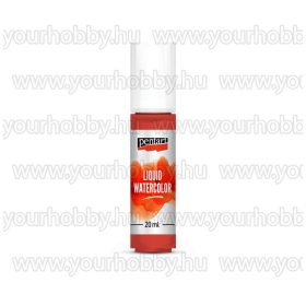 Pentart folyékony vízfesték piros 20 ml