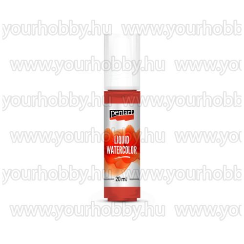 Pentart folyékony vízfesték piros 20 ml