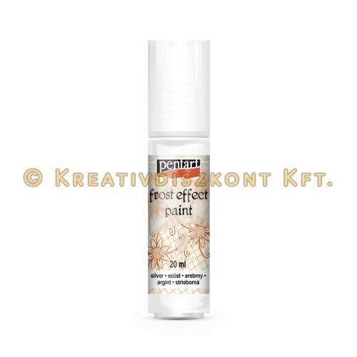 Pentart Szatináló üvegfesték 20 ml ezüst