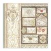 Stamperia kétoldalas papír 31,5x30 cm - Levelek SBB713