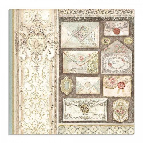 Stamperia kétoldalas papír 31,5x30 cm - Levelek SBB713