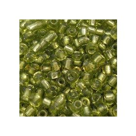  Keleti kásagyöngy ezüstközepű sok színben 2 mm-es 20gr/ cs. - nádzöld